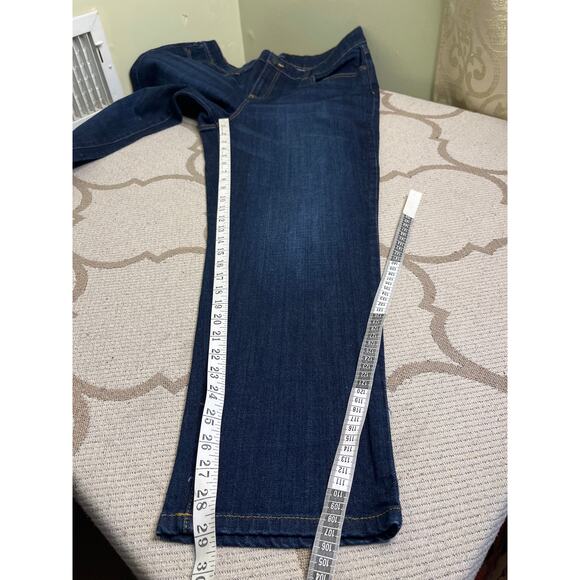 Talbots Simply Flattering 5-pocket Boyfriend Dark wash blue jeans, size 14 - Picture 8 of 12